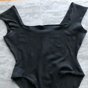 VINTAGE // DKNY // Square Neck Bodysuit